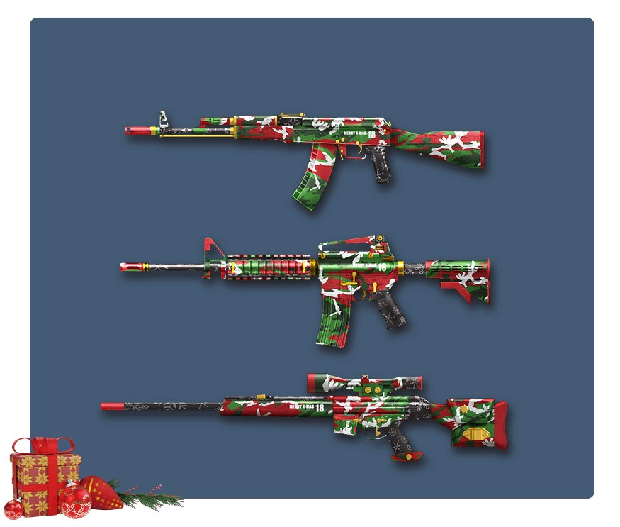 CHRISTMAS CAMO WEAPON CRATE